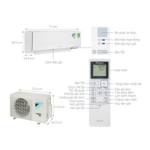 Máy lạnh Daikin Inverter 1HP FTXV25QVMV