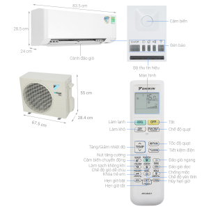 Máy lạnh Daikin Inverter 1.5HP FTKY35WMVMV